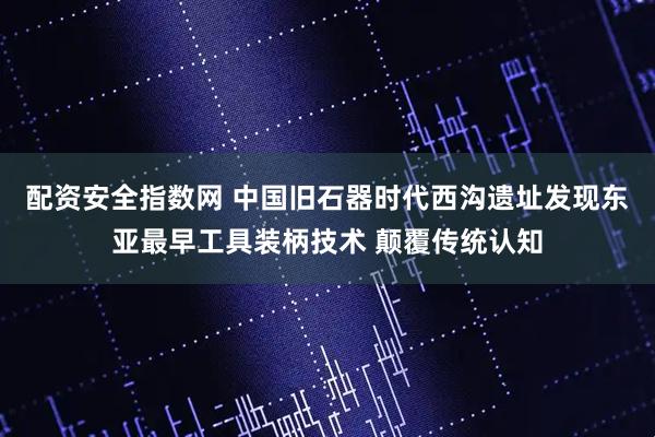 配资安全指数网 中国旧石器时代西沟遗址发现东亚最早工具装柄技术 颠覆传统认知